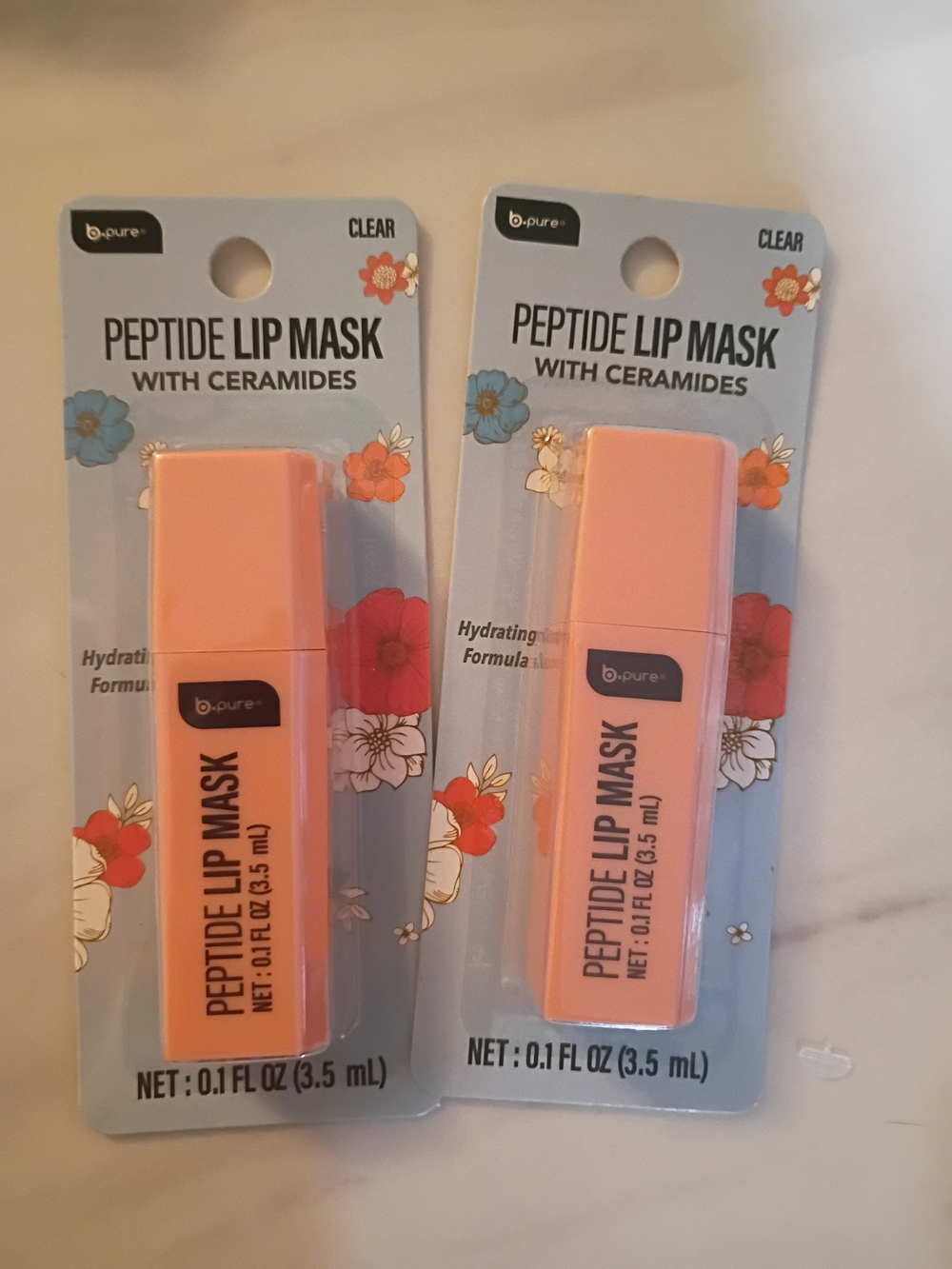 Peptide Lip Mask with Ceramides — Clear (Peach)